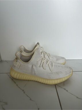 adidas Cream Knit Low-Top Sneakers Yeezy 350